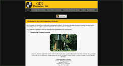 Desktop Screenshot of gdiproperties.com